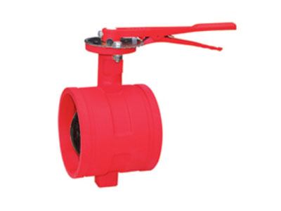 Fluted handle butterfly valveD81X-16