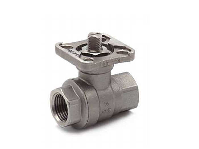 2PC Ball Valve With Mounting Pad