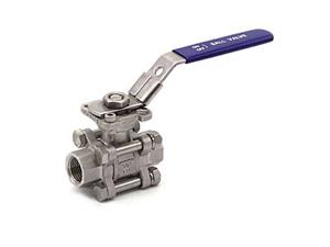 3PC Ball Valve With Mounting Pad