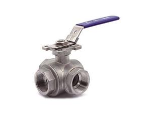 3-way Ball Valve With Mounting Pad