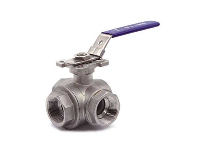 3-way Ball Valve With Mounting Pad