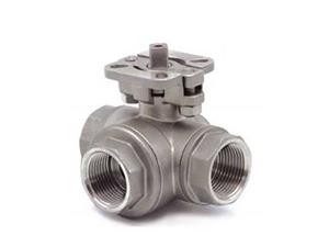 3-way Ball Valve With Mounting Pad(B)