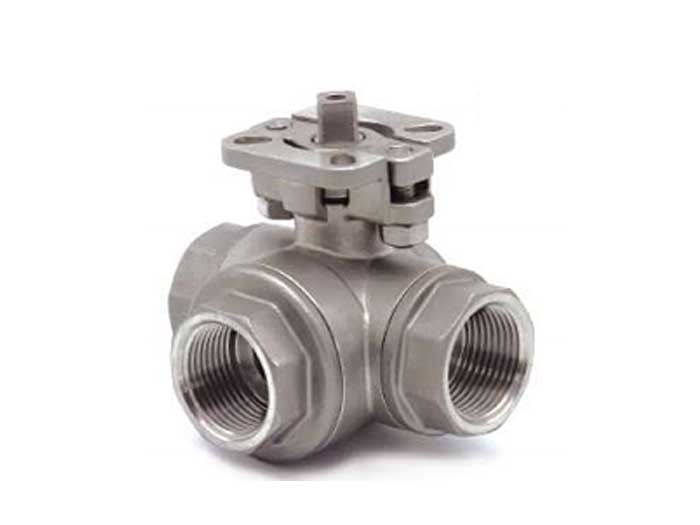 3-way Ball Valve With Mounting Pad(B)