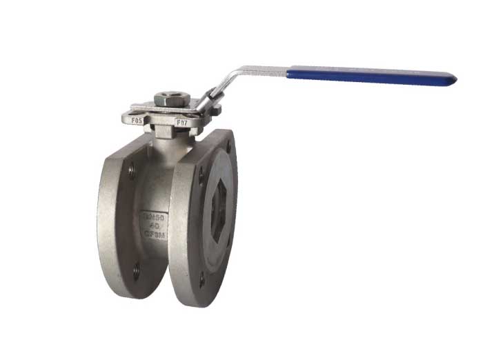 GV-Q1F4-3D 1PC Floating Wafer Flanged Ball Valve