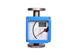 Square shell flange remote transmission metal tube float flowmeter