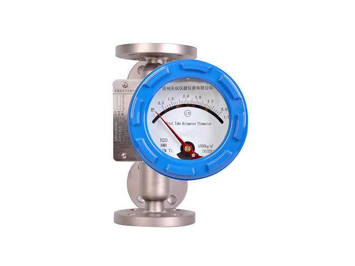 Explosion proof jacketed metal tube float flowmeter