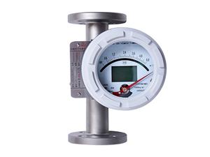 Explosion proof round shell flange remote transmission metal tube float flowmeter