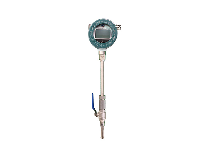 Plug in gas mass flowmeter