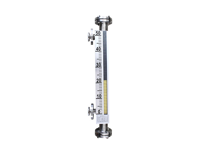 Magnetic flap level gauge