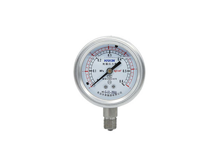 Stainless steel shockproof pressure gauge